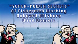 Fishermen Working On Offshore Wind Vessels