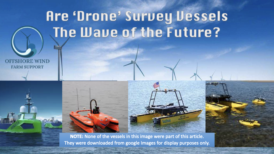 Drone Survey Vessels for Offshore Wind